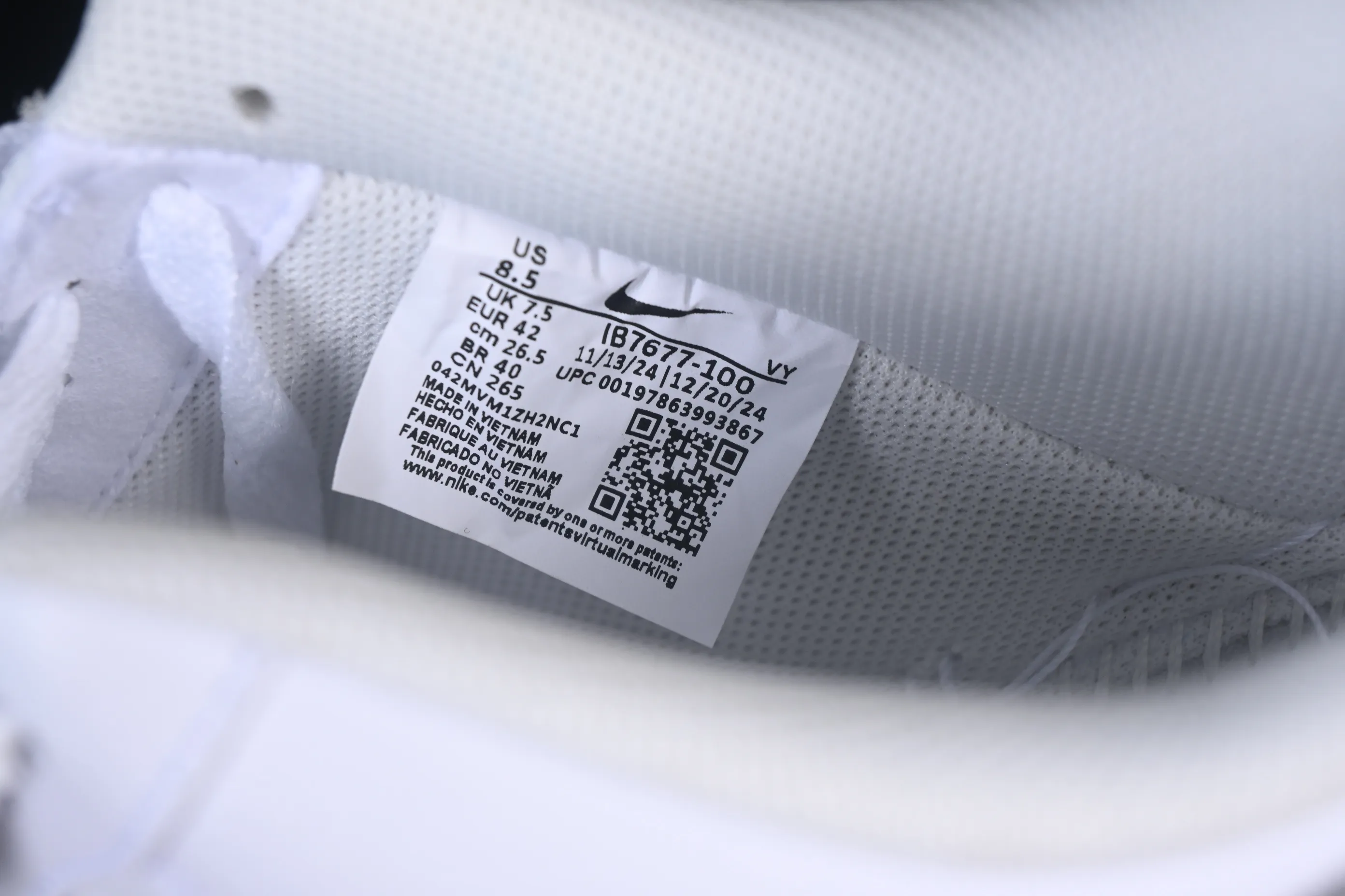All categories Nk Air Force 1 Air Force series Nk Air Force 1 Low Air Force low-top Nike Air Force 1'07 Low Air Force 1 low-top casual sneakers IB7677-100